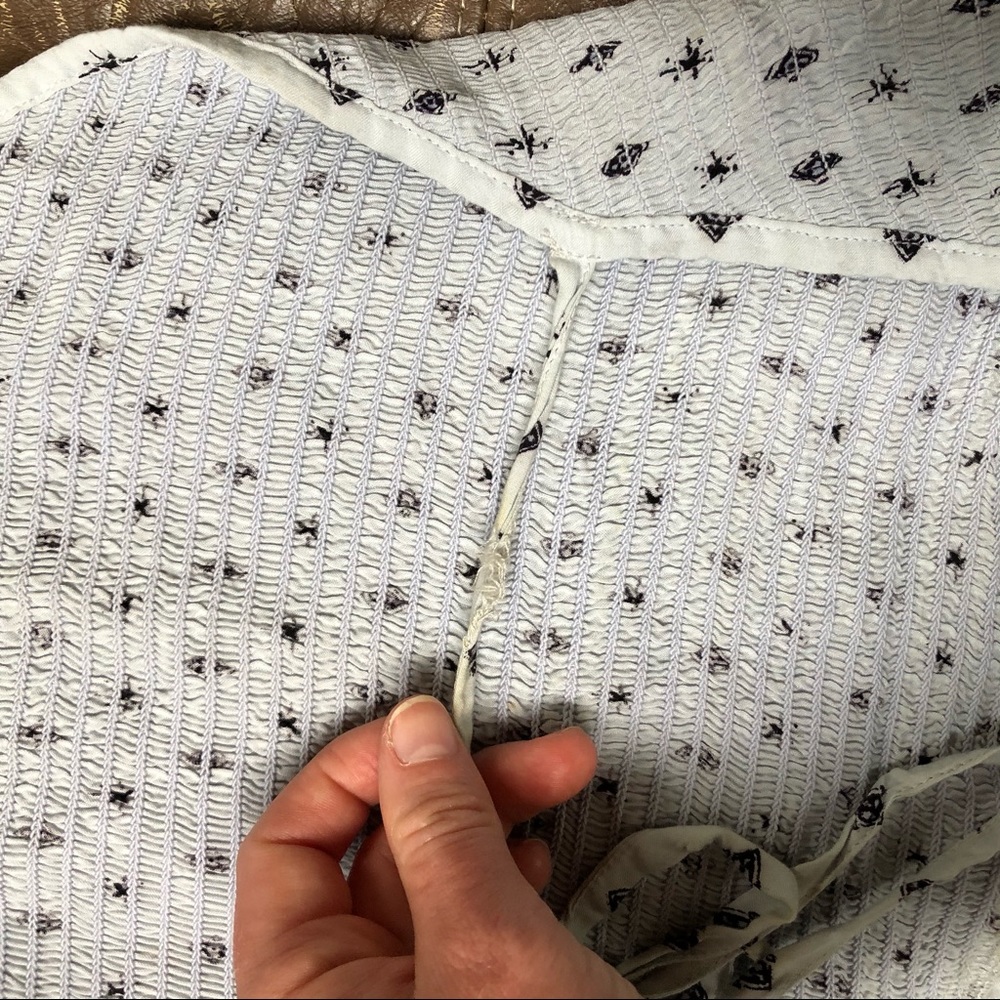 Patterned Halter Top Romper - Picture 7 of 7